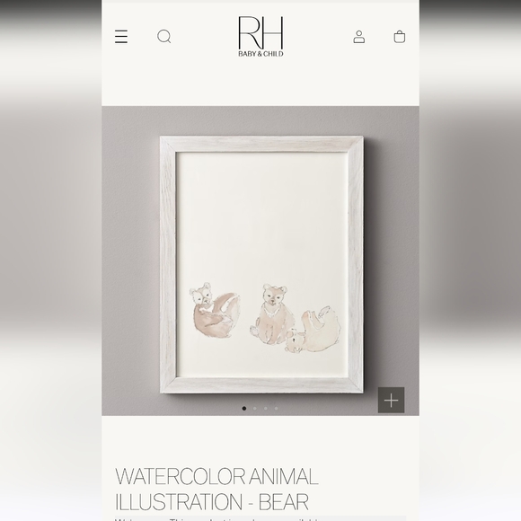 Restoration hardware 2 art frames - Picture 1 of 2